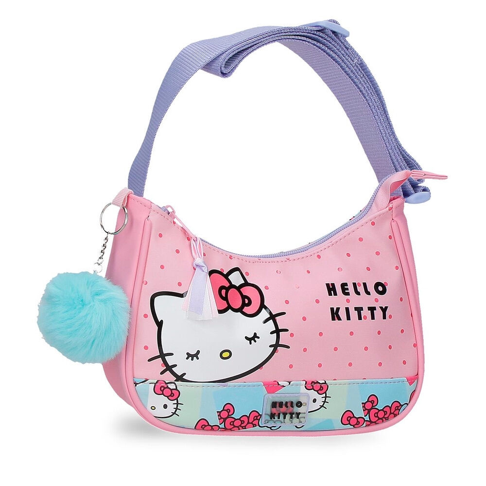 Bolsa de ombro Hello Kitty com laços