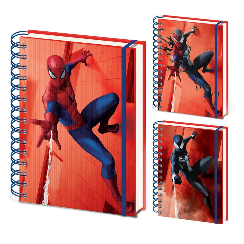 Cuaderno lenticular 3D A5 de Marvel Spiderman