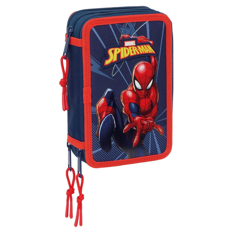 Astuccio triplo Marvel Spiderman 37 pezzi