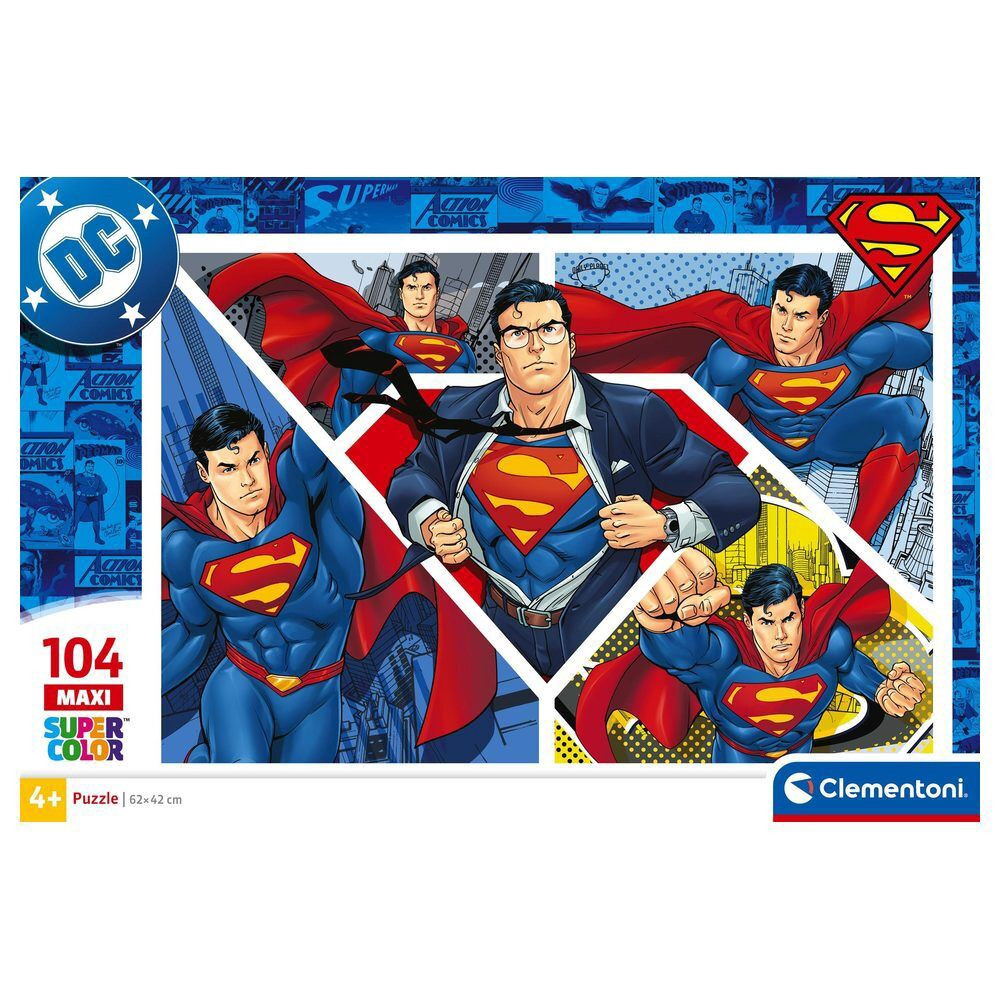 DC Comics Superman Maxi Puzzle 104 elementy