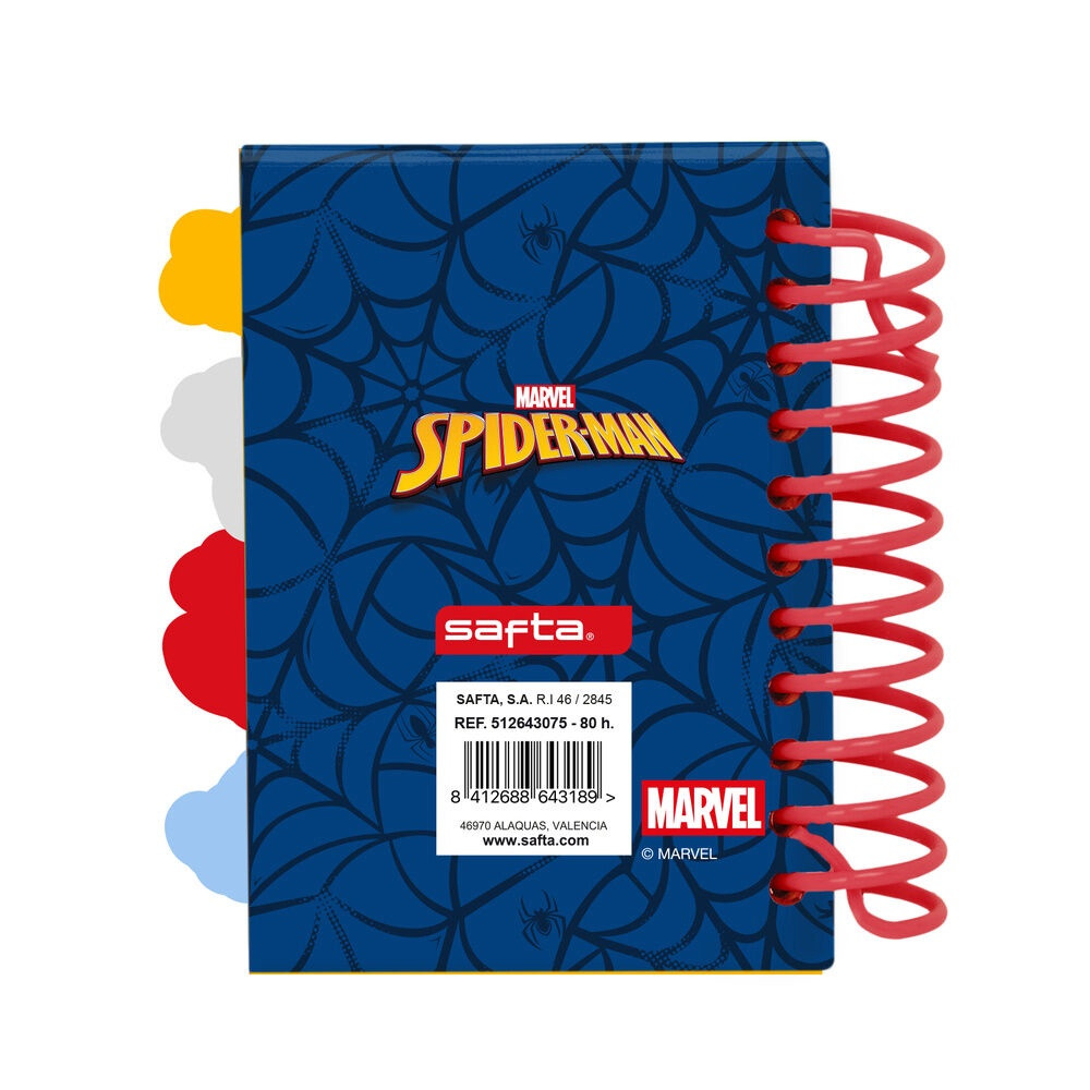 Carnet A7 Marvel Spiderman