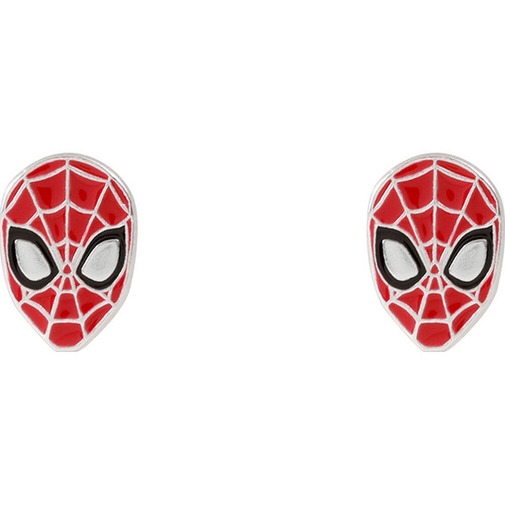Strieborné náušnice Marvel Spiderman