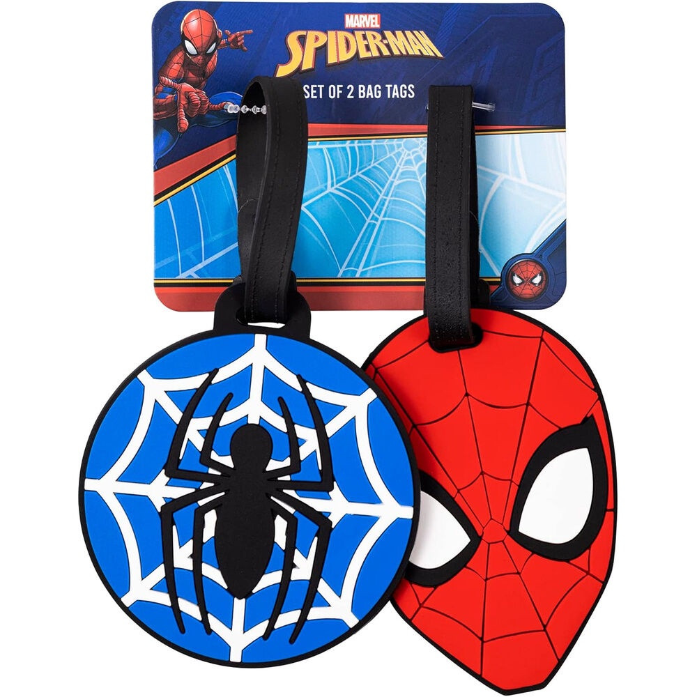 Marvel Spiderman set van 2 bagagelabels