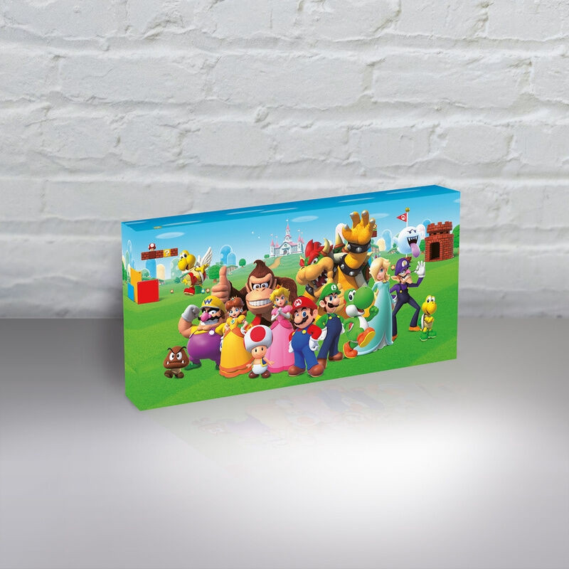 Super Mario light up canvas