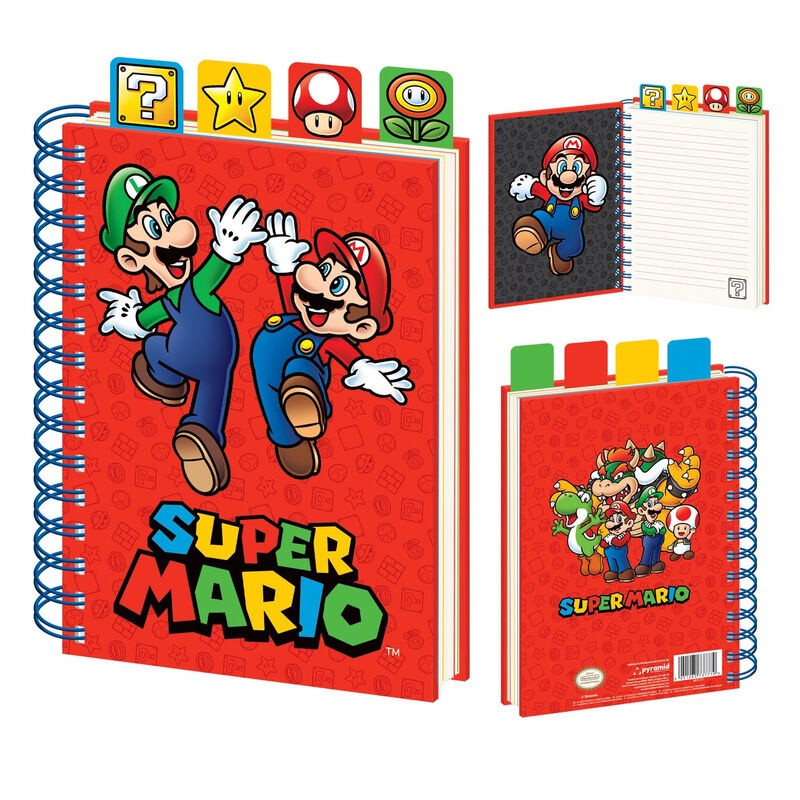 Cuaderno Super Mario A5