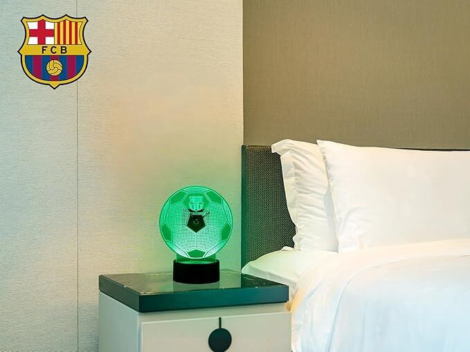 F.C. Barcelona LED methacrylate clock