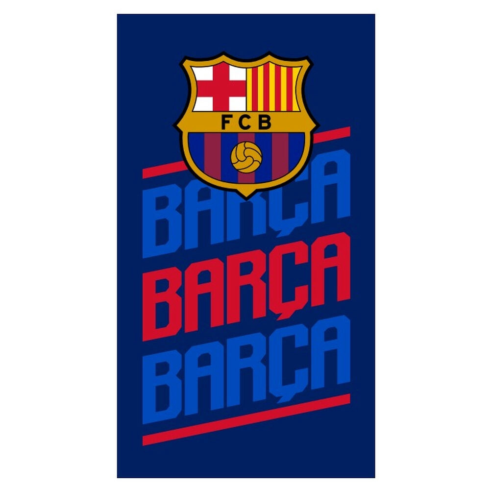 F.C Barcelona microfibre beach towel
