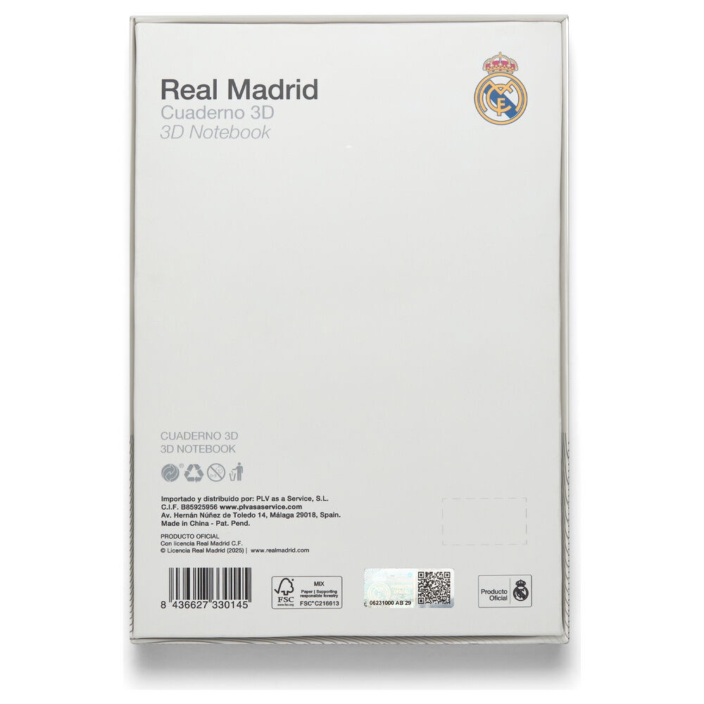 Notebook A5 del Real Madrid