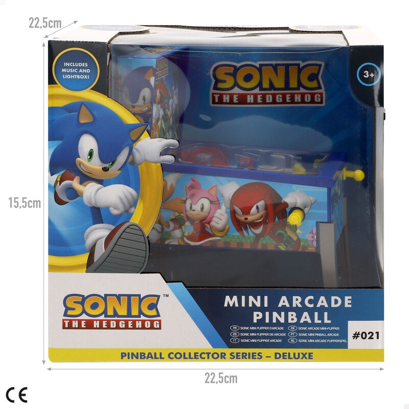 Mini flipper d'arcade Sonic le Hérisson