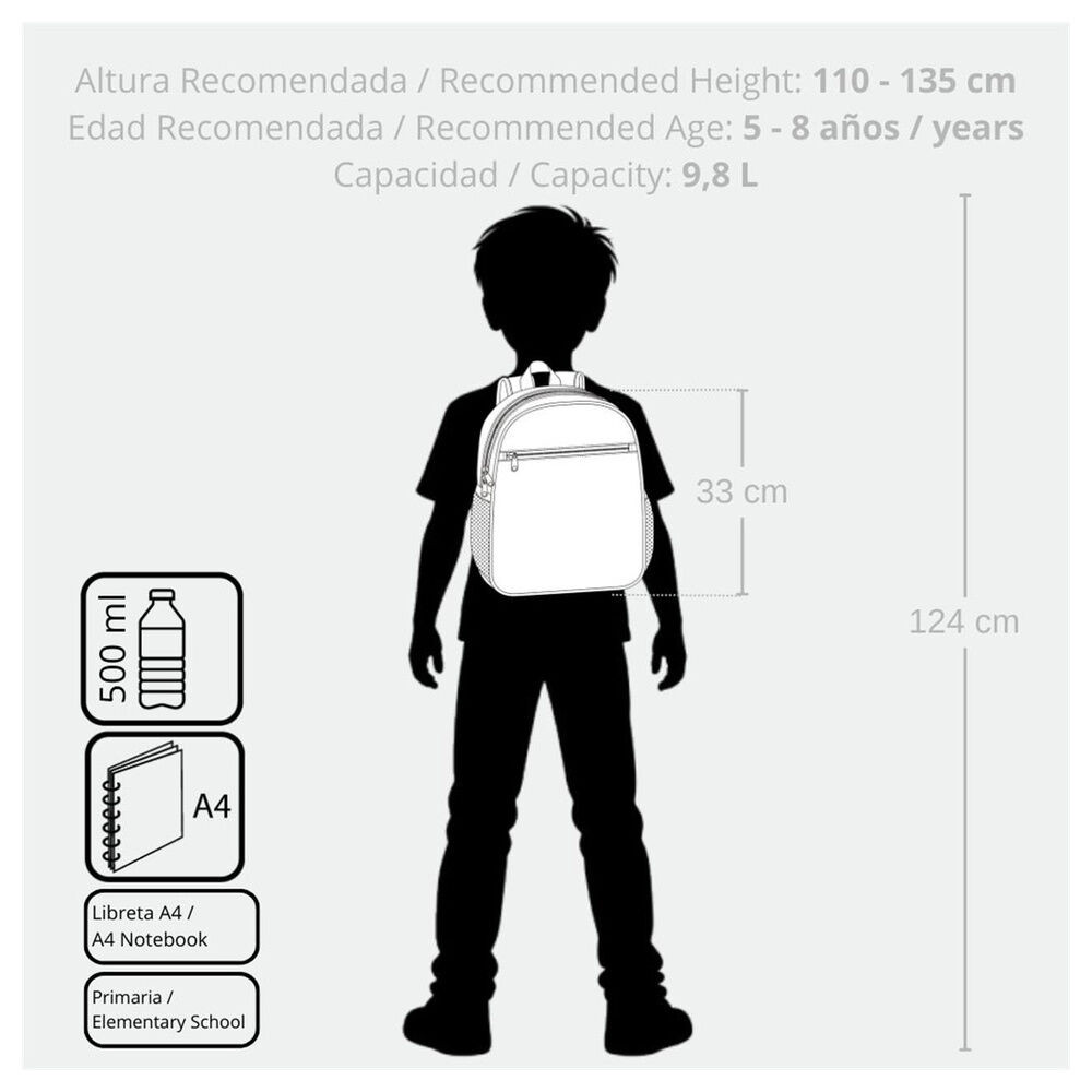 Disney Mickey High Speed adaptable backpack 33cm