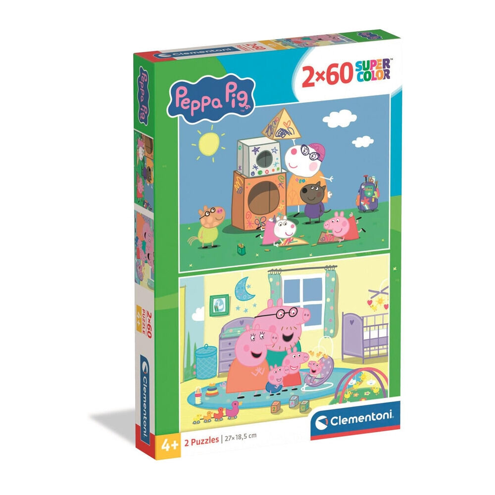 Puzzle Peppa Pig 2X60 elementów