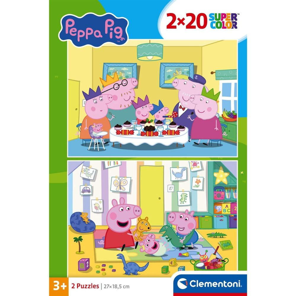 Puzzle Peppa Pig 2x20 elementów