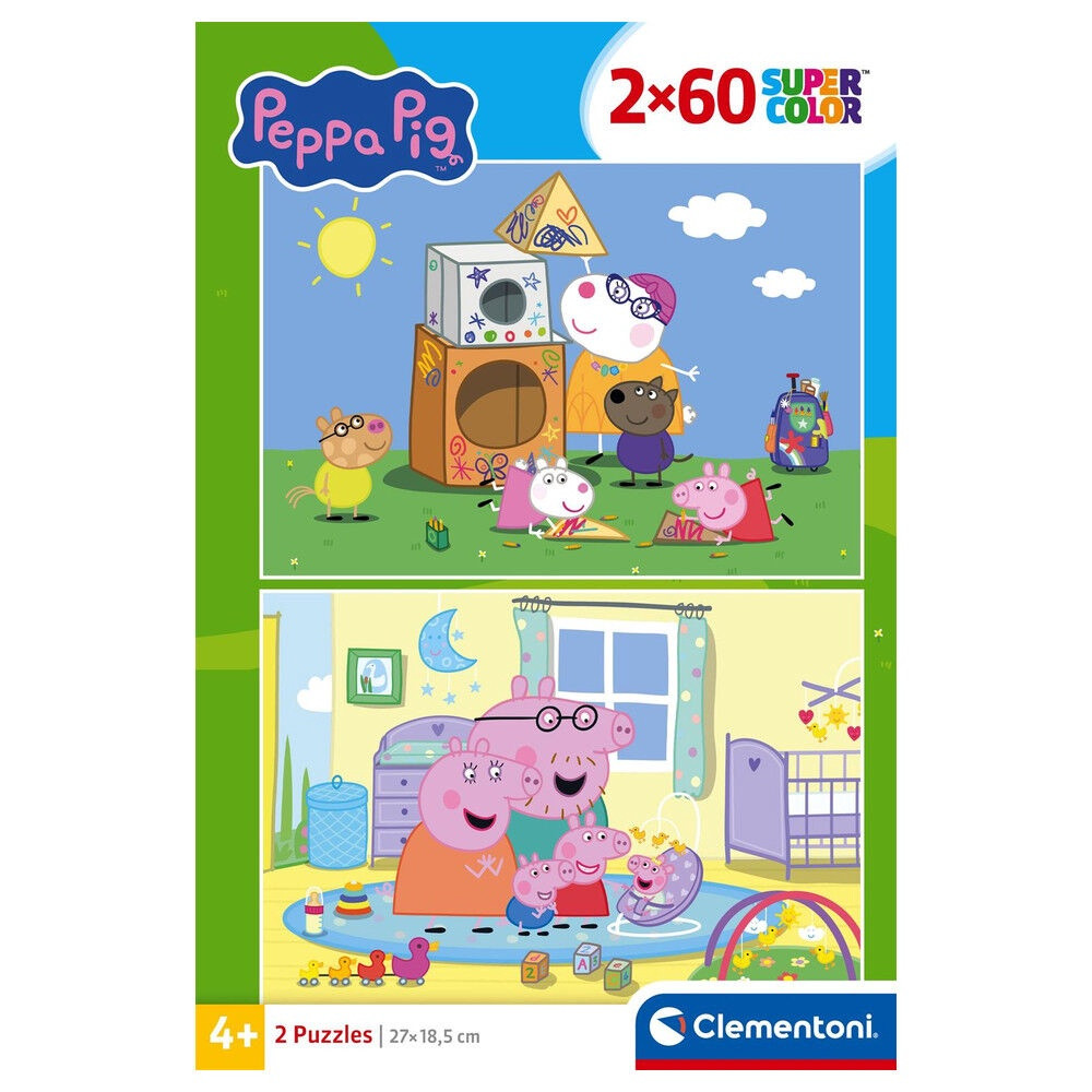 Peppa Pig Puzzle 2x60 Teile