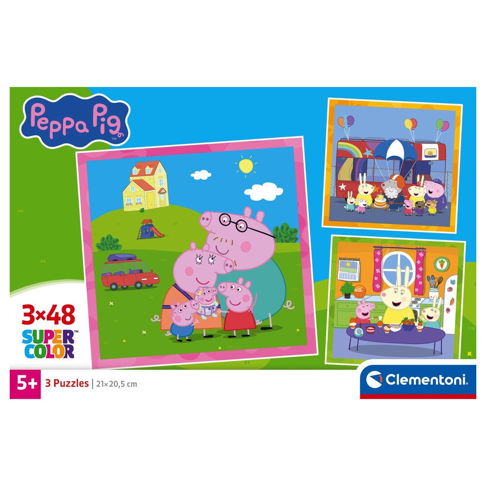 Peppa Pig Puzzle 3x48 Teile
