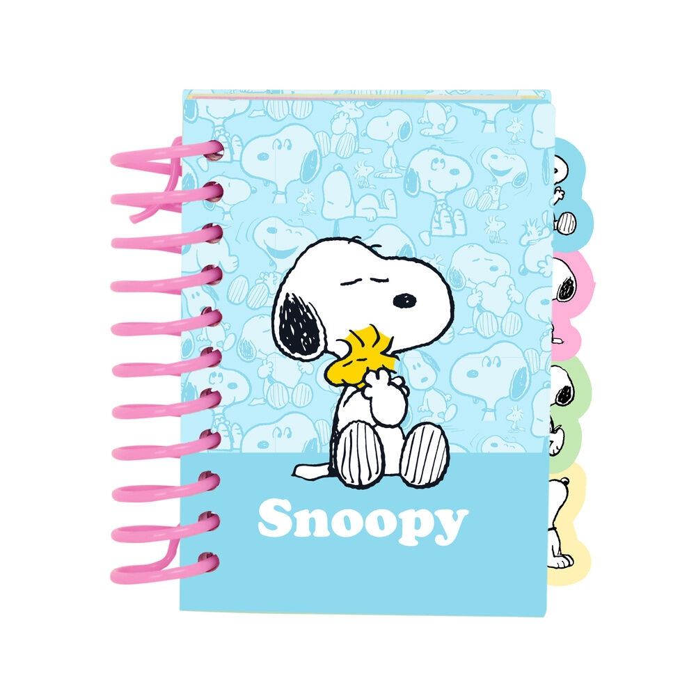 Notebook A7 con Snoopy