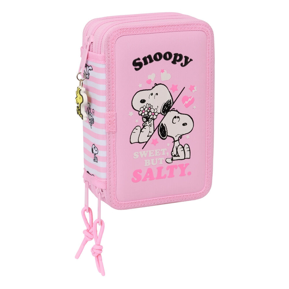 Astuccio triplo Snoopy da 37 pezzi