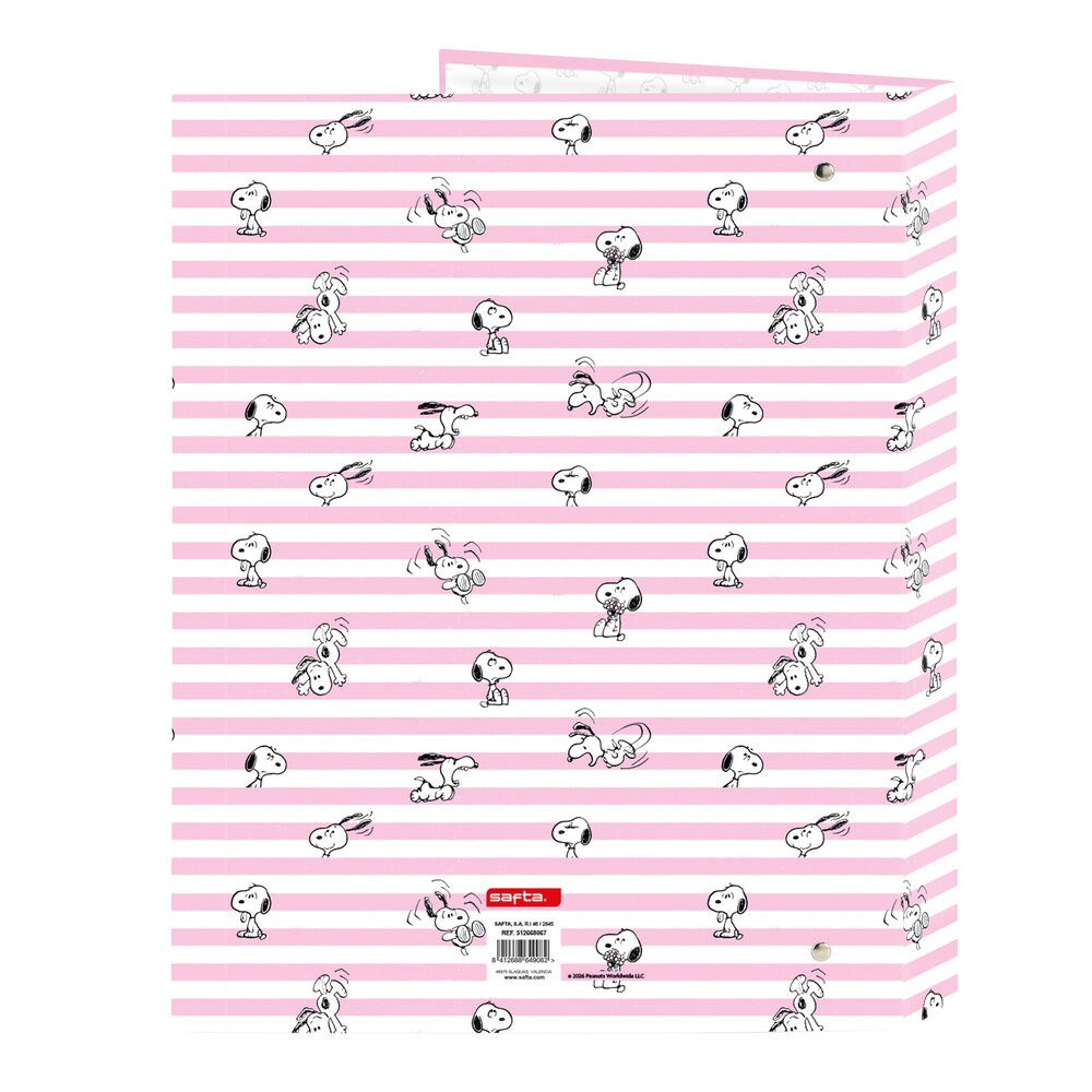 Snoopy A4 cardboard 4 rings binder