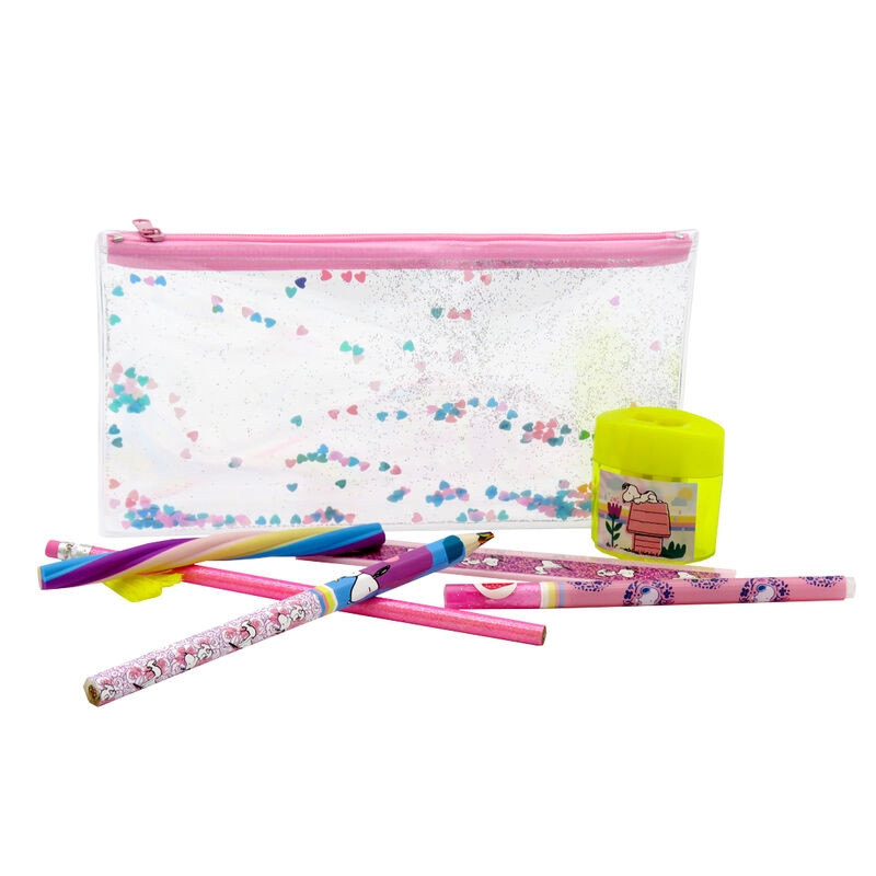 Ensemble de papeterie Snoopy + trousse