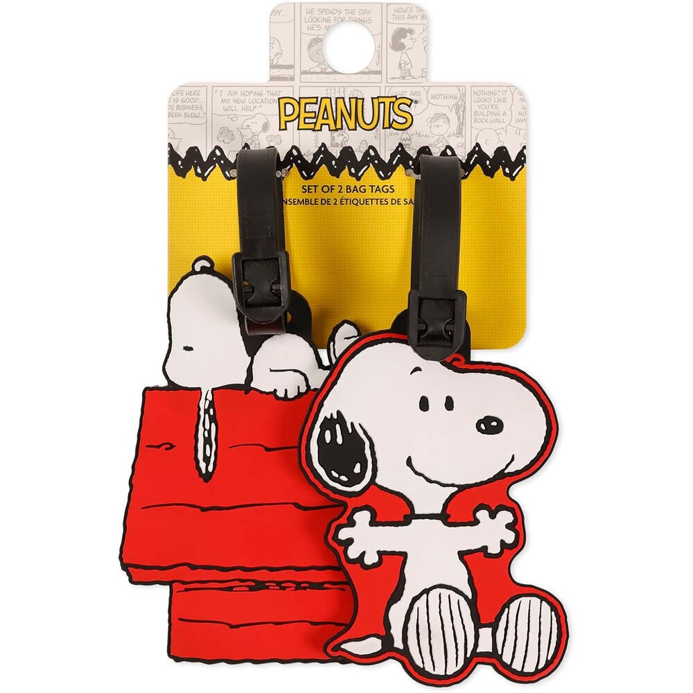 Peanuts Snoopy Set mit 2 Gepäckanhängern