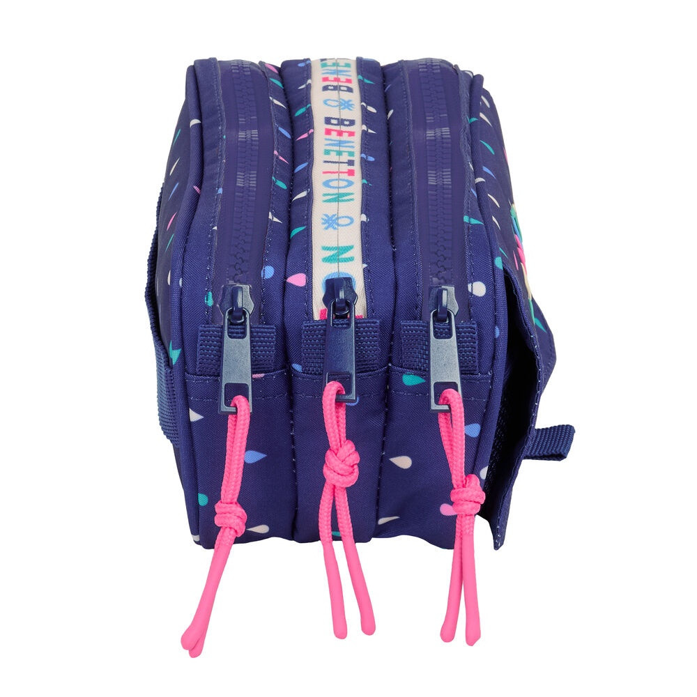 Benetton Drop triple pencil case