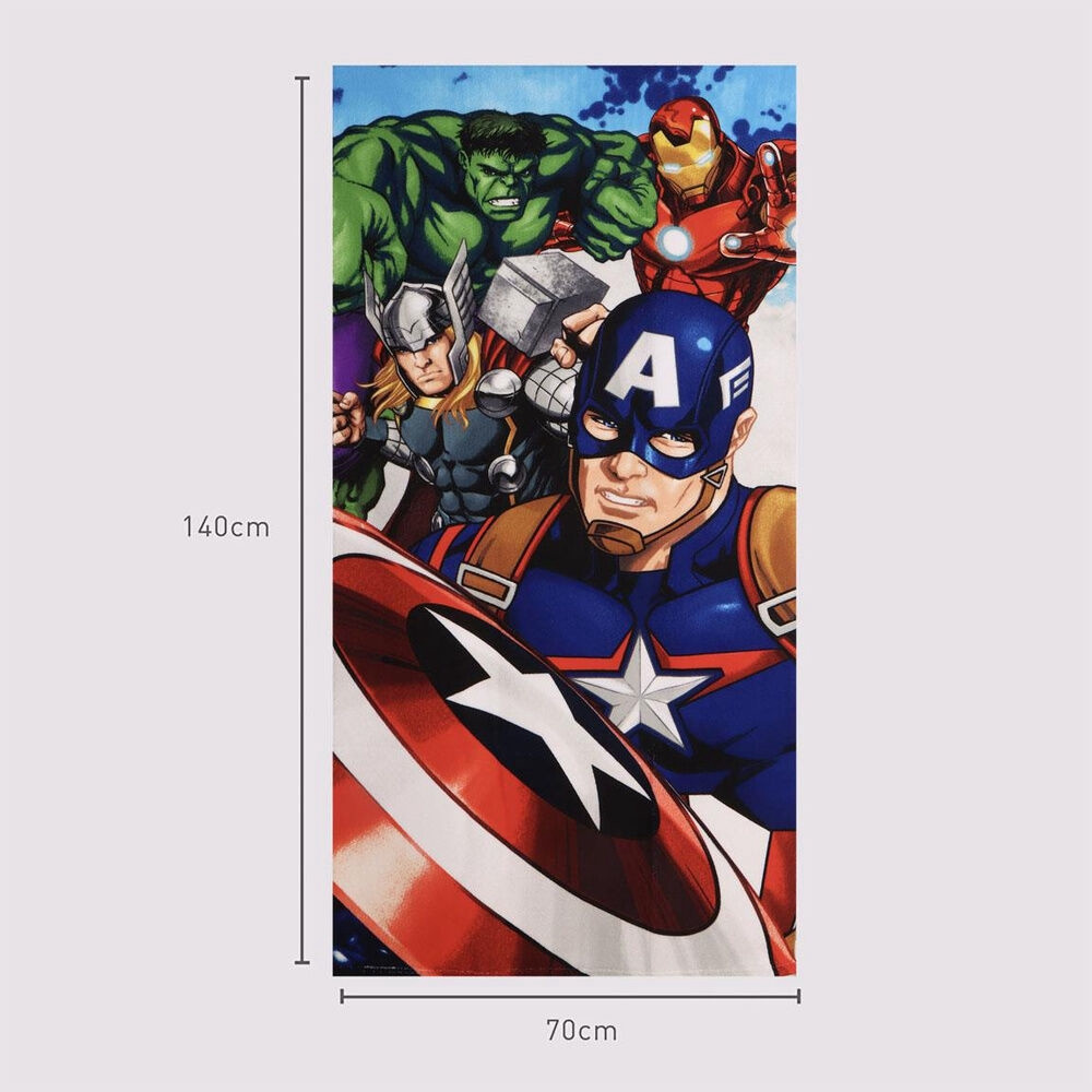 Telo mare in microfibra Marvel Avengers