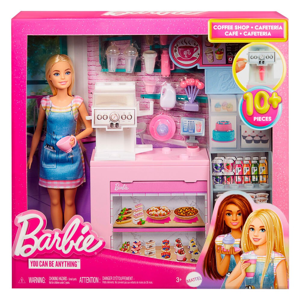 Muñeca Barbie Cafetería