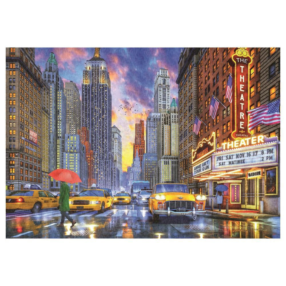 Puzzle Rainy Manhattan 2000 elementów