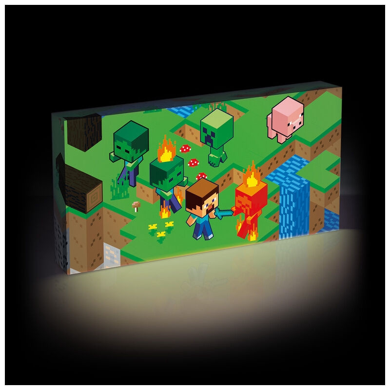 Minecraft Leuchtleinwand