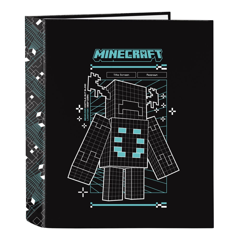 Minecraft-Bildschirm, A4-Karton, 4-Ring-Ordner