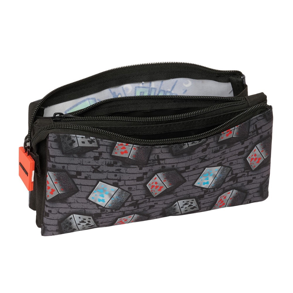 Minecraft Graffiti drievoudig etui