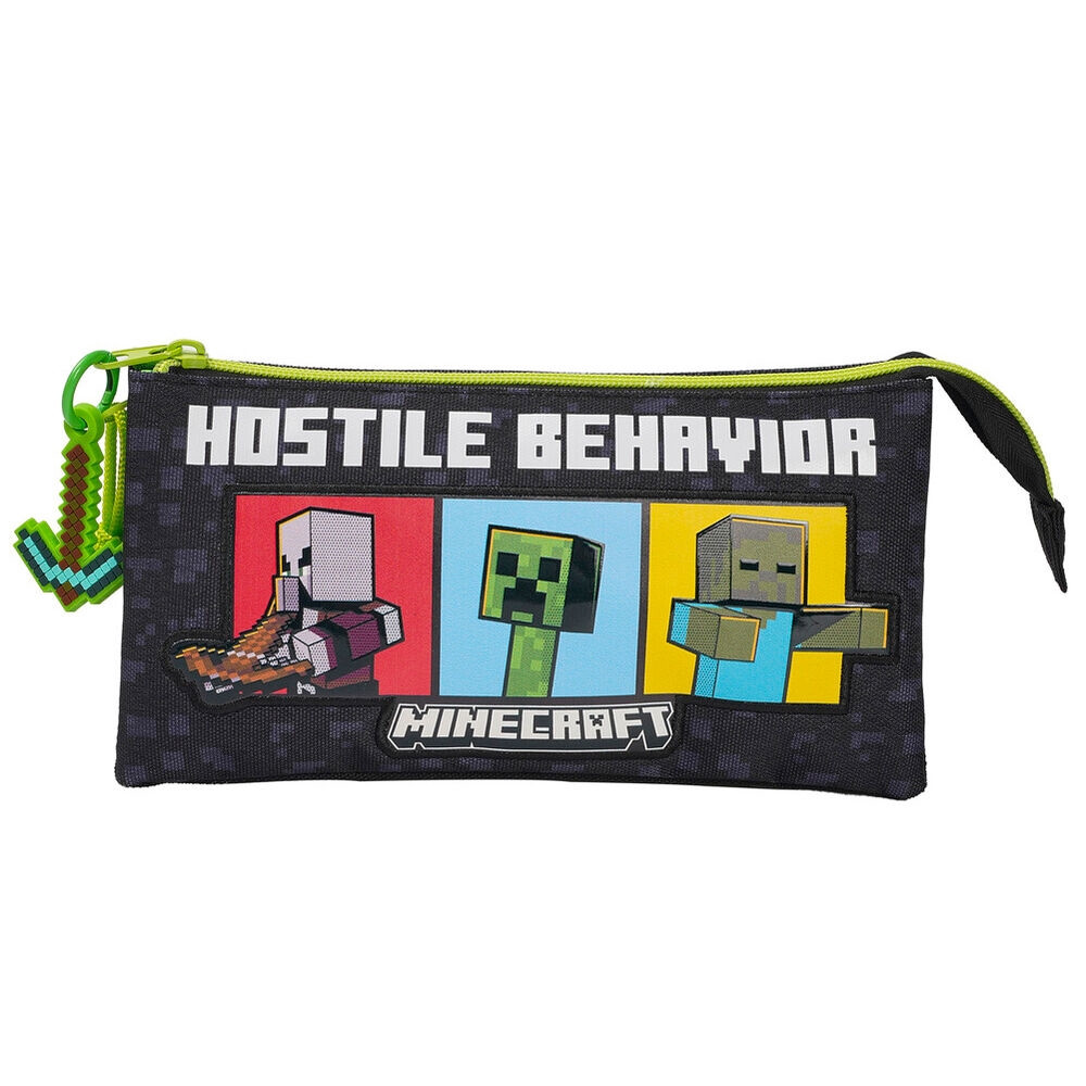 Minecraft drievoudige etui