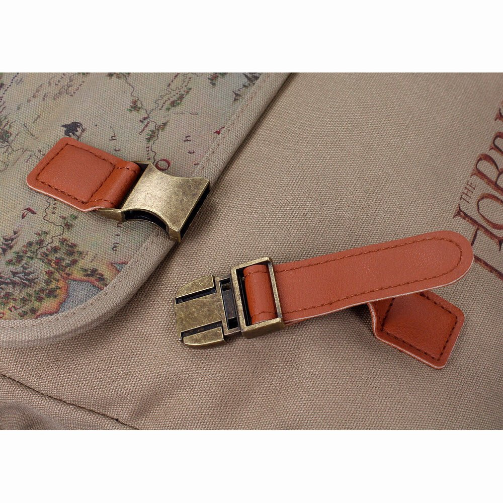 Hobbit-Karten-Stoffschultertasche