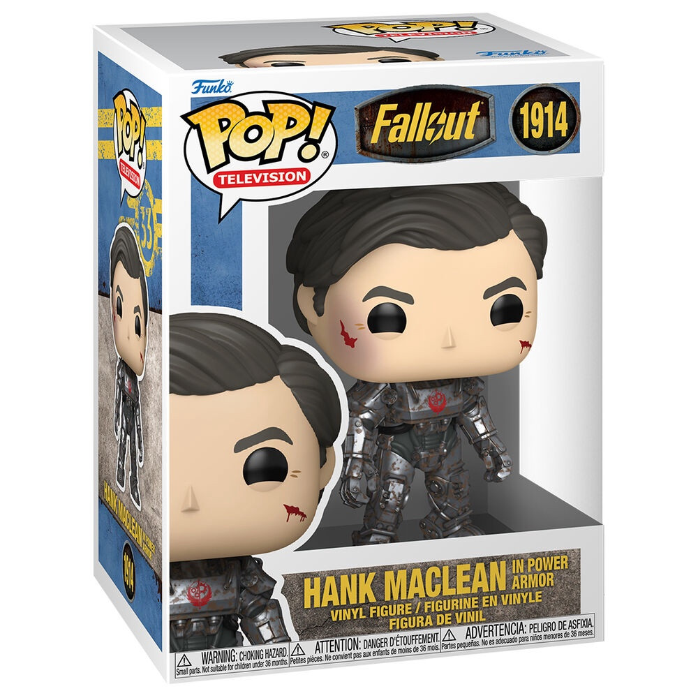 Figura POP de Fallout Maclean con armadura de poder