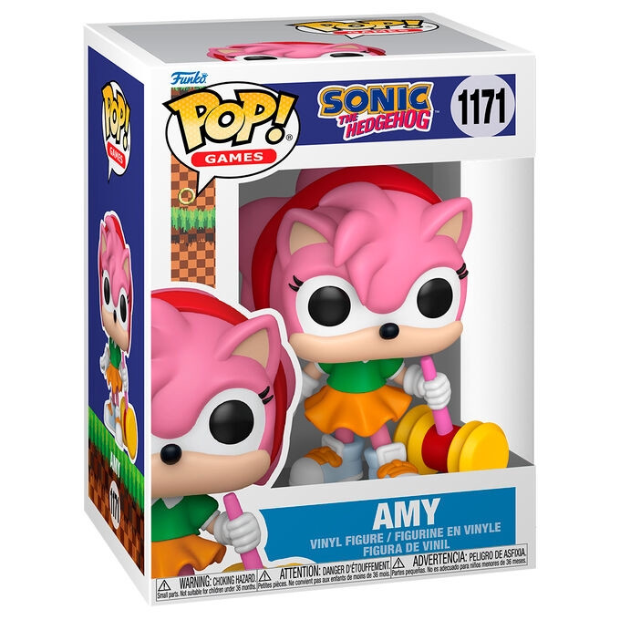Boneco POP do Sonic The Hedgehog e da Amy