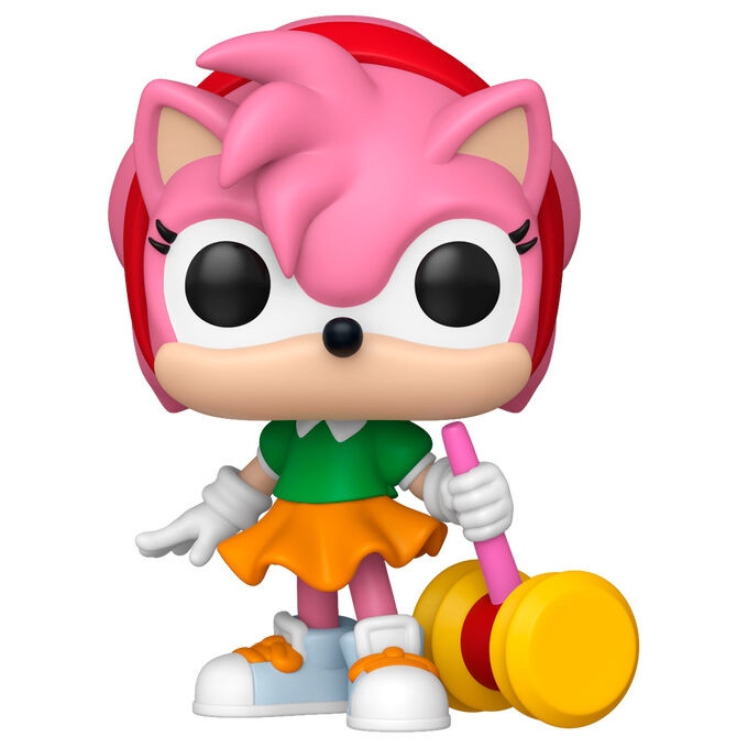 Boneco POP do Sonic The Hedgehog e da Amy