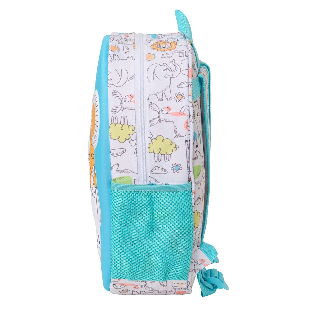 Löwen-3D-Rucksack, 33 cm