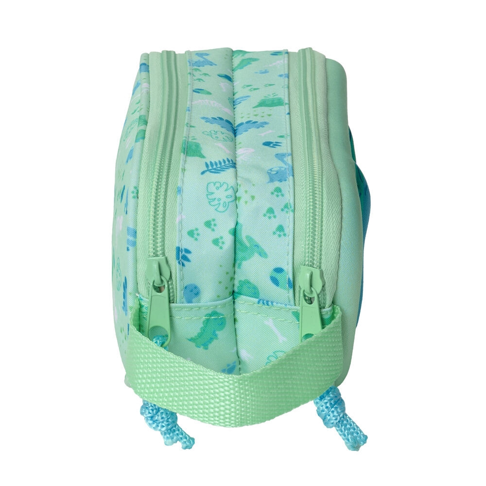 Dino 3D double pencil case
