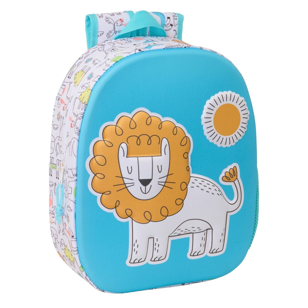 Löwen-3D-Rucksack, 33 cm