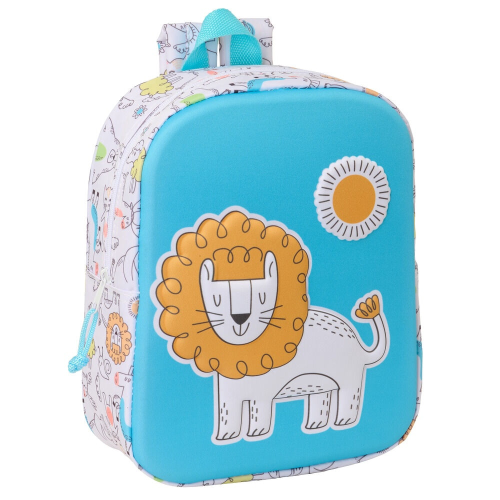 Löwen-3D-Rucksack 27 cm