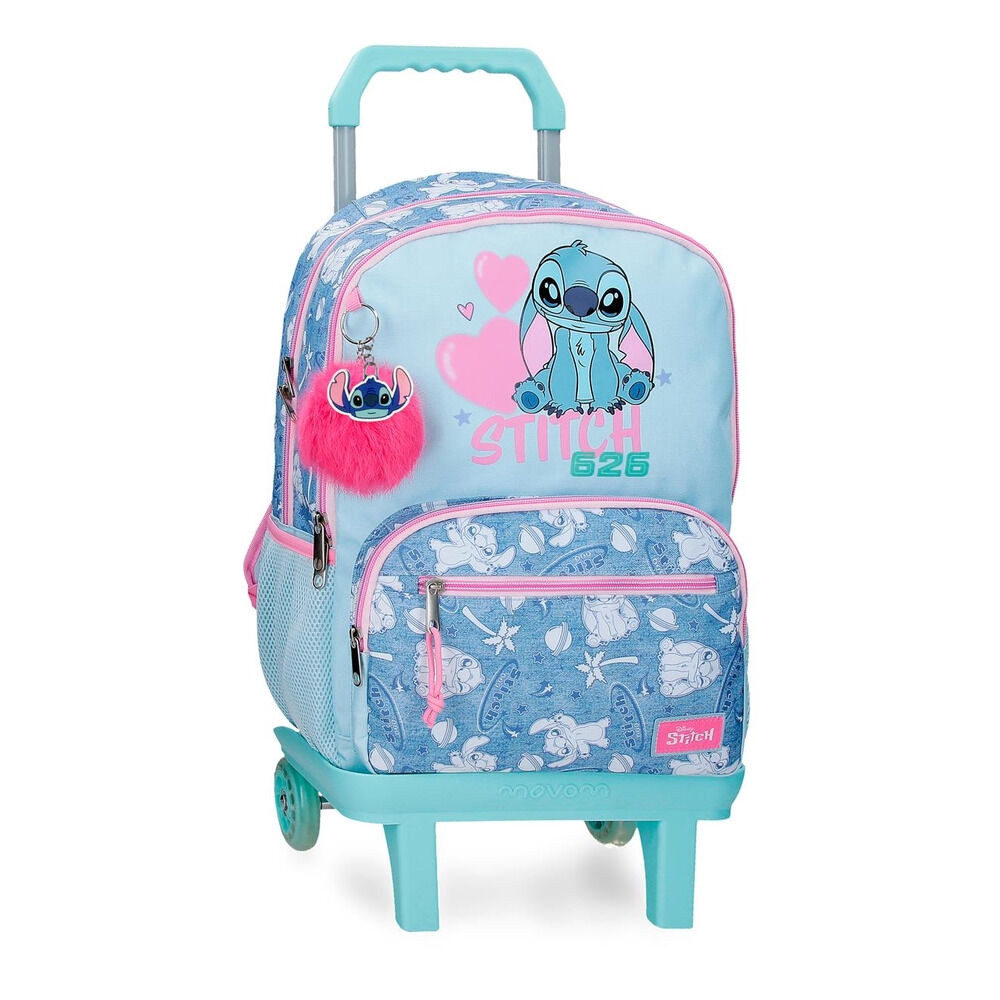 Carrinho Disney Stitch Corações 44cm