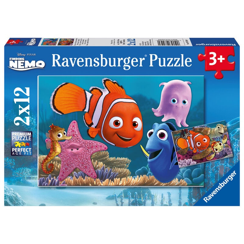 Finding Nemo puzzel 2x12 stuks