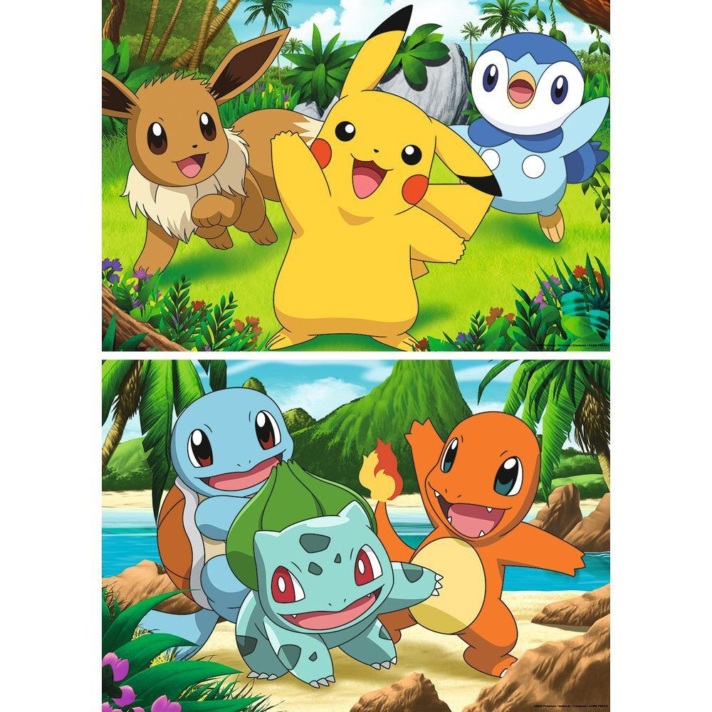 Puzzle Pokemon 2x24 elementy