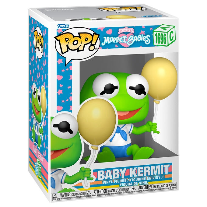 Boneco POP Muppet Babies Bebê Kermit