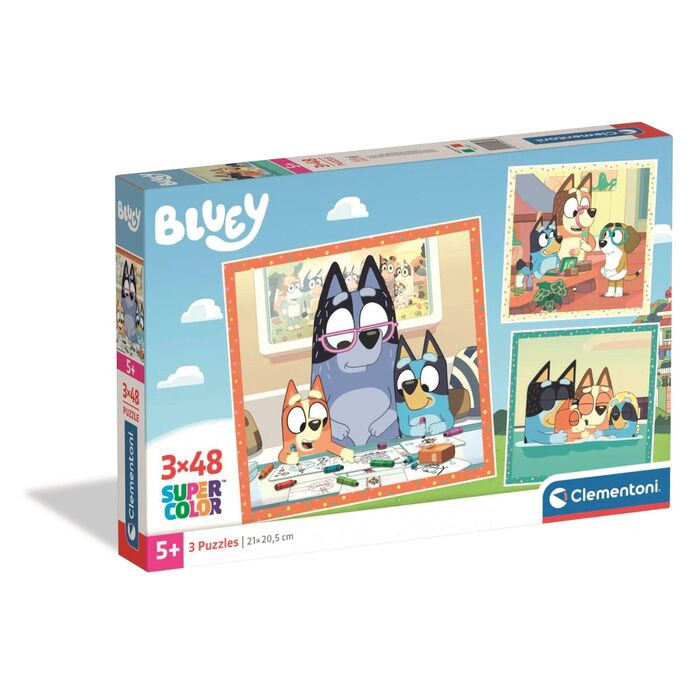Puzzle Bluey 3x48 pezzi