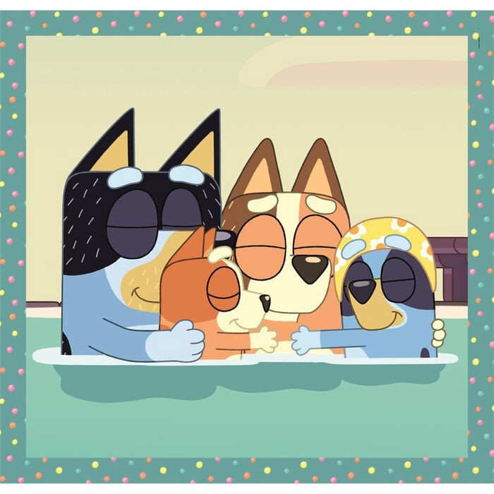 Puzzle Bluey 3x48 elementów