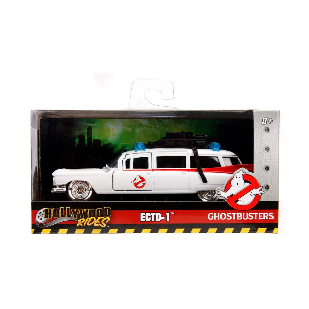 Replica van de Ghostbusters Ecto 1 auto