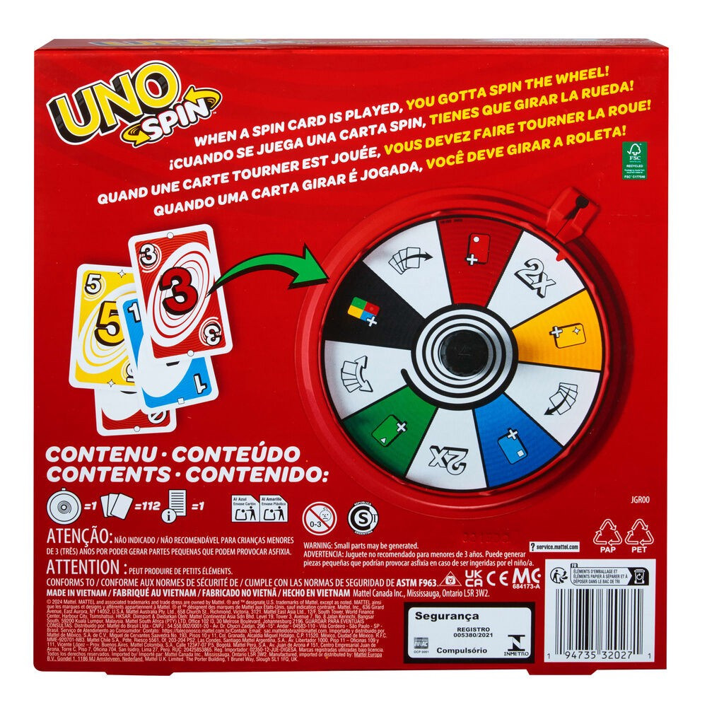 Gioco di carte UNO Spin