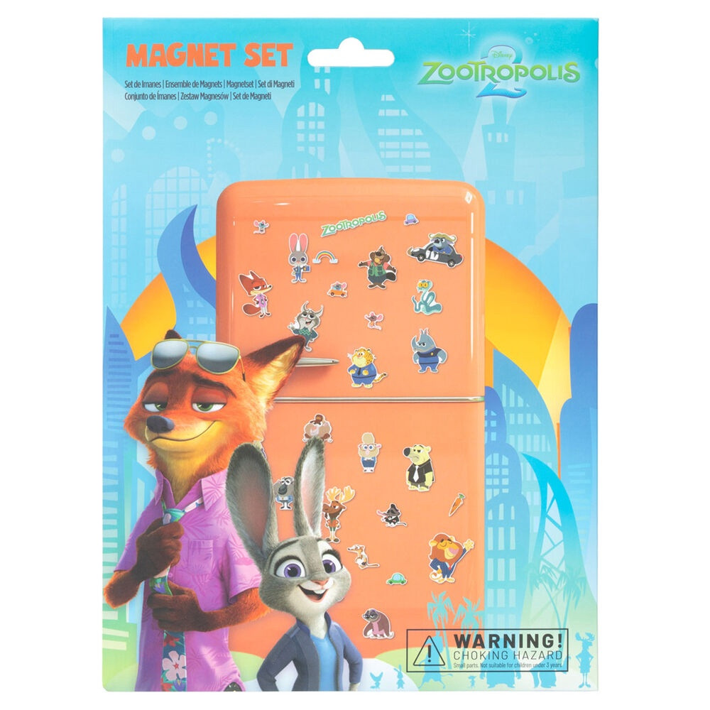 Conjunto de ímãs de Zootopia 2