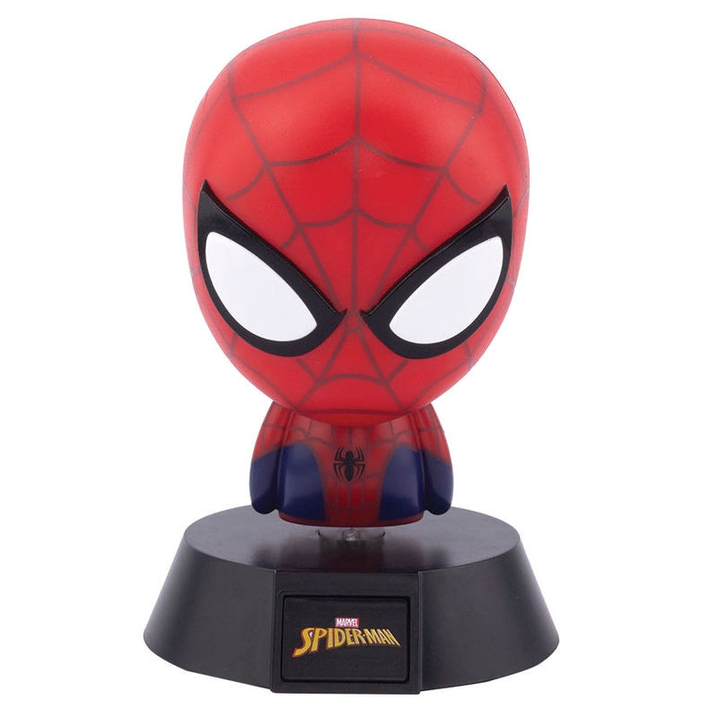 Lampada con icone di Spiderman Marvel