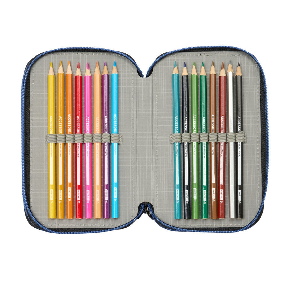 Brainrot triple pencil case 37pcs